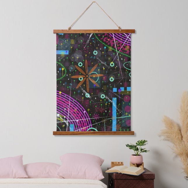Abstract Art: Satellite  Hanging Tapestry (Bedroom)