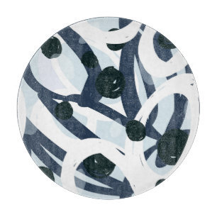 Abstract Art: Seamless Painting Illustration Cutting Board