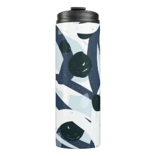 Abstract Art: Seamless Painting Illustration Thermal Tumbler