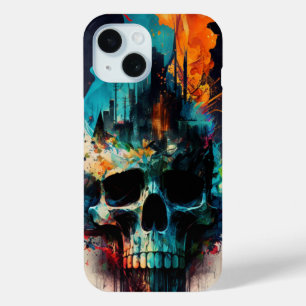 abstract art shell iPhone 15 case