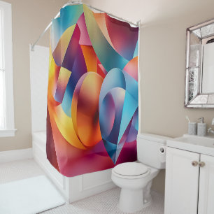 Abstract Art Shower Curtain
