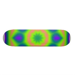 ABSTRACT ART SKATEBOARD