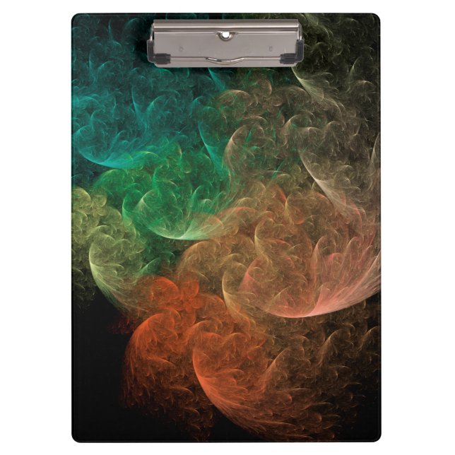 Abstract Art Space Bird Clipboard (Front)