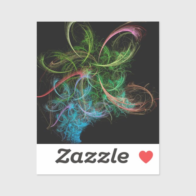 Abstract Art Space Flowers (Sheet)