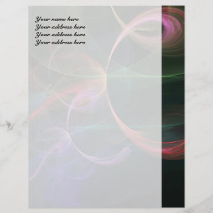 Abstract Art Space Letterhead Template