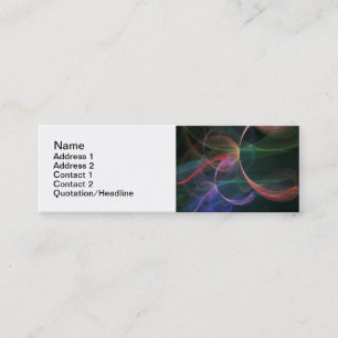 Abstract Art Space Mini Business Card