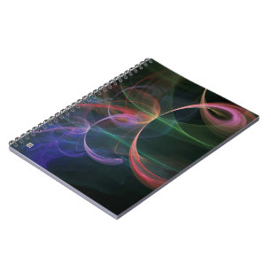 Abstract Art Space Spiral Notebook
