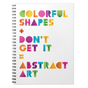 Abstract Art Spiral Notebook