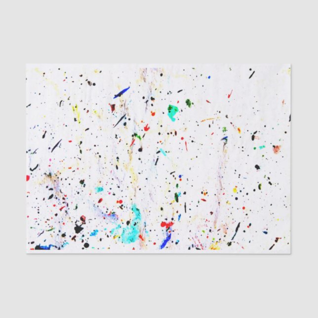 Abstract Art Spotty Pattern Custom Colour Tissue Paper (Front)