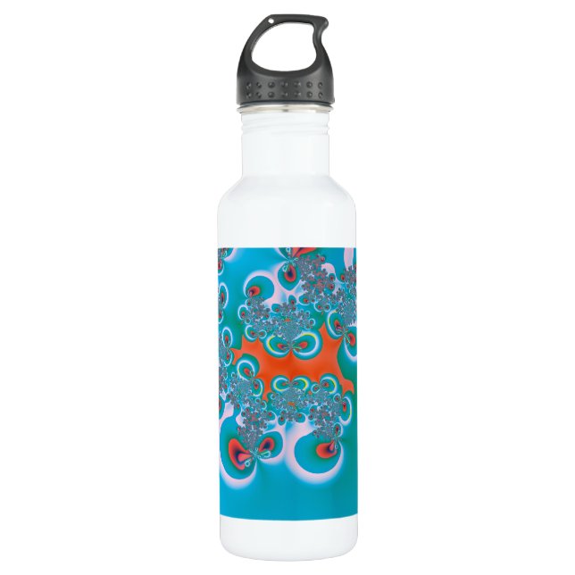 Abstract Art Spring Garden 710 Ml Water Bottle (Front)