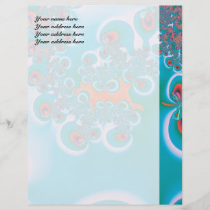 Abstract Art Spring Garden Customised Letterhead