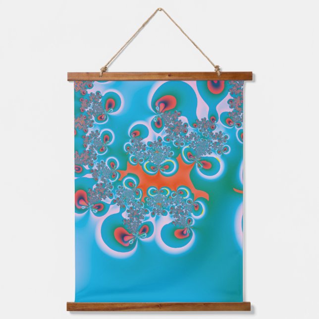 Abstract Art Spring Garden Hanging Tapestry (Front)