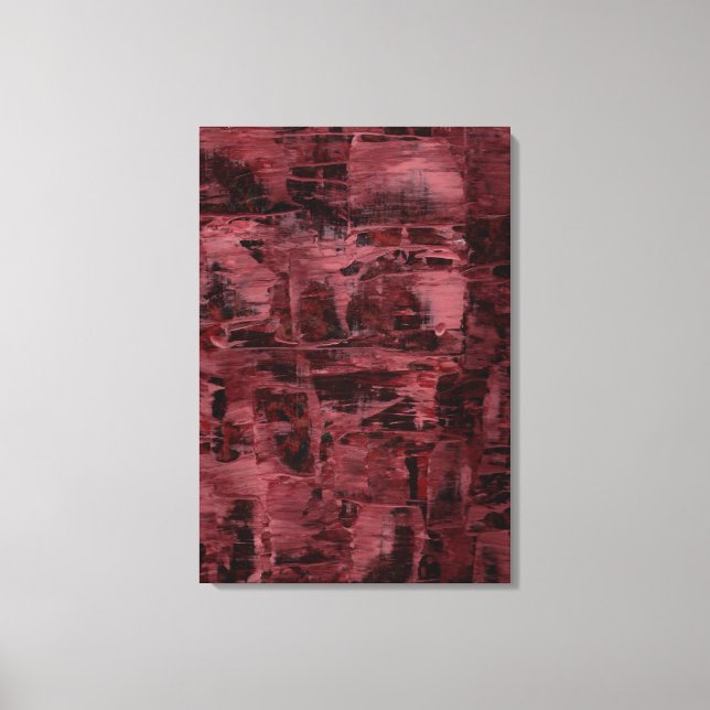 Abstract Art: Static Memory Canvas Print (Front)