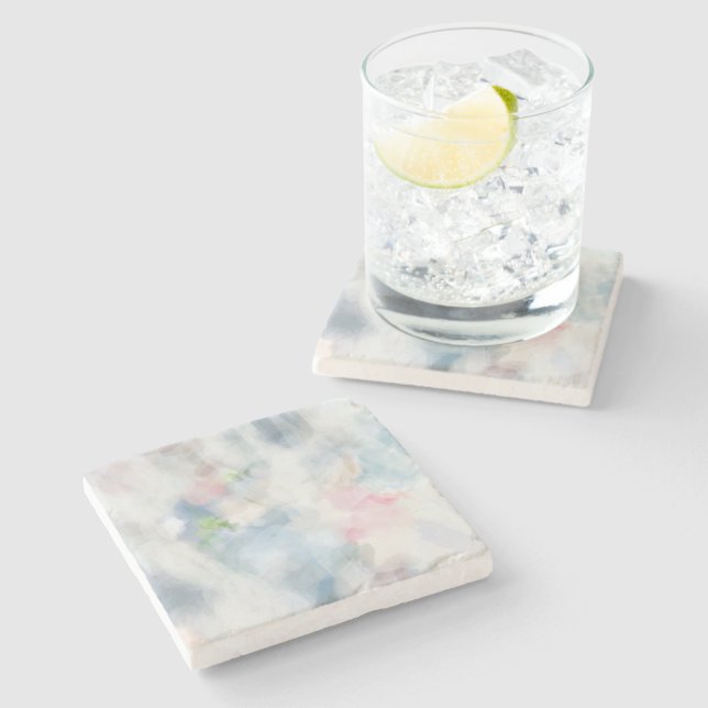 Abstract Art Stone Coaster (Side)