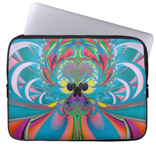 Abstract Art Summer Butterfly Laptop Sleeve