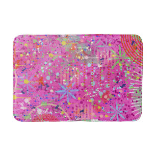 Abstract Art: Summertime Dreams Bath Mat