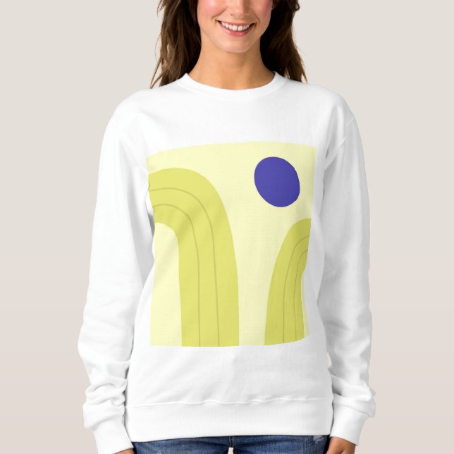 abstract art sweatshirt (Front)