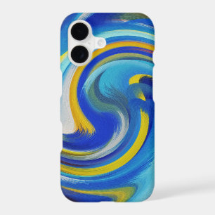 Abstract Art Swirl Colourful Paint Background #17