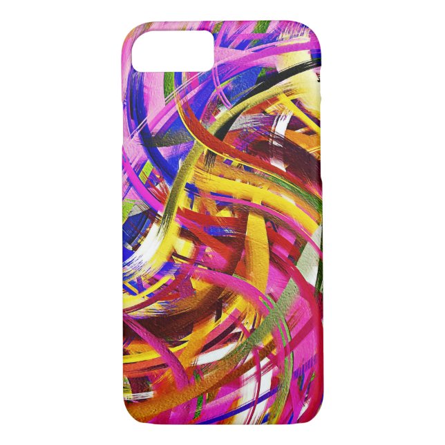 Abstract Art Swirl Colourful Paint Background #22 Case-Mate iPhone Case (Back)