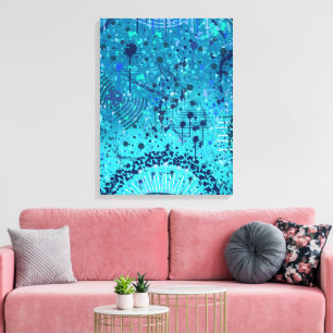 Abstract Art: Symphony on the Sea Canvas Print