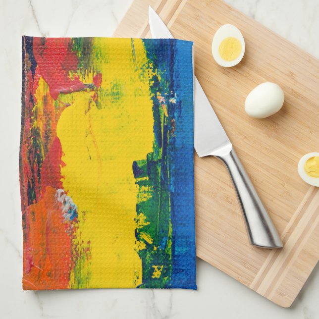 Abstract Art Tea Towel (Quarter Fold)