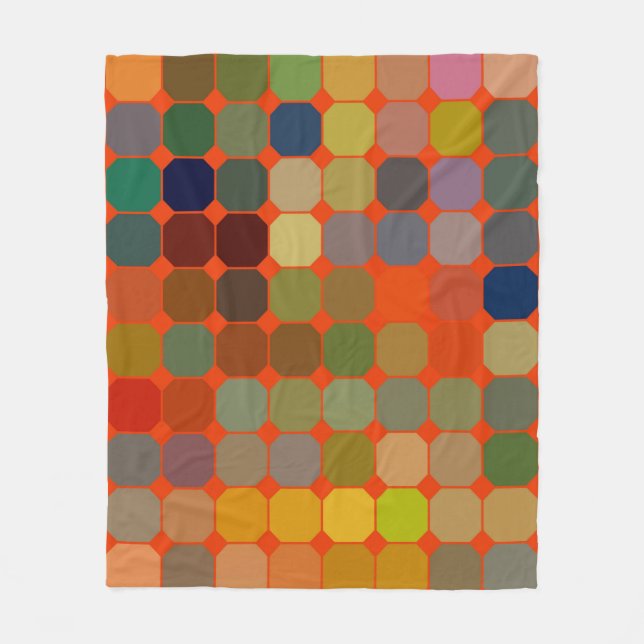 Abstract art texture. Colorful texture. Modern art Fleece Blanket (Front)