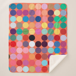 Abstract art texture. Colourful texture. Modern ar Sherpa Blanket