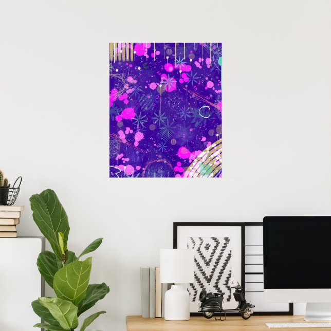 Abstract Art: the Creative Mind Poster (Home Office)