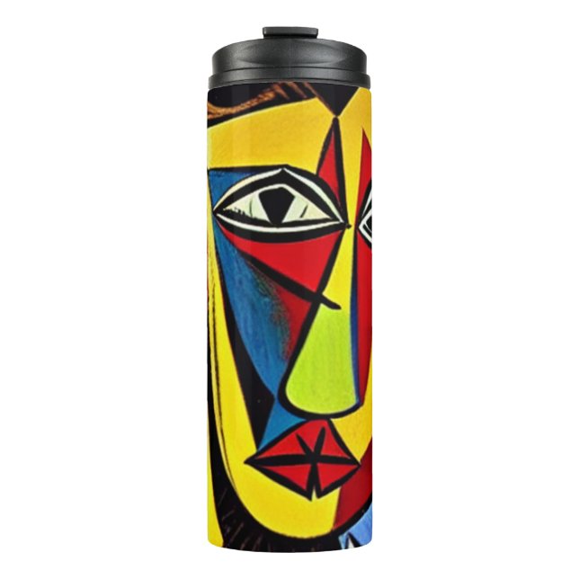 Abstract Art Thermal Tumbler (Front)