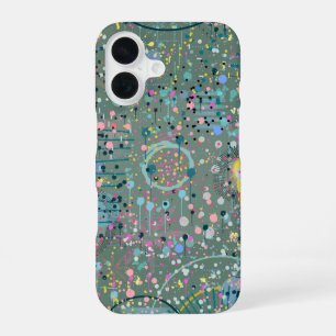 Abstract Art: Through the Meadow iPhone 16 Case