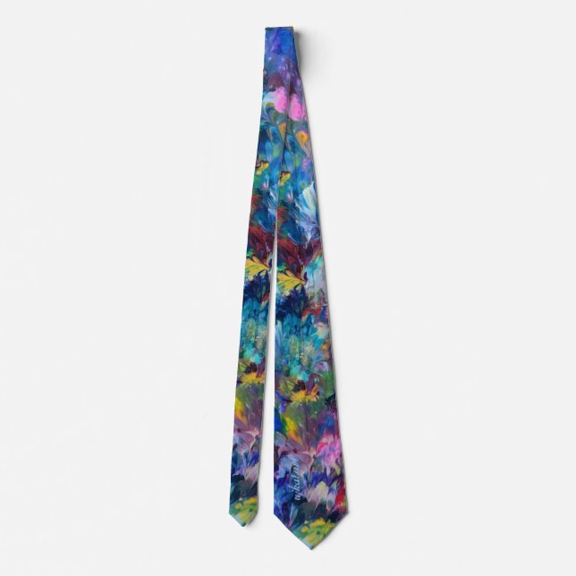 Abstract art tie (Back)