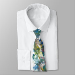 Abstract art tie