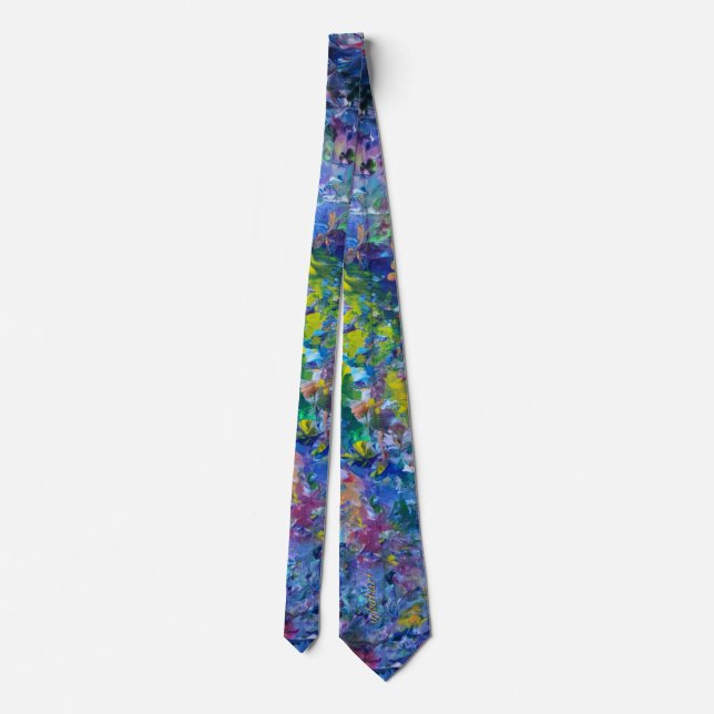 Abstract art tie (Back)