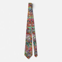 Abstract art tie