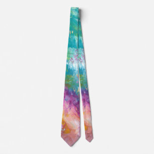 Abstract art tie
