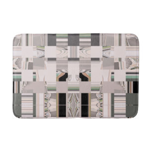 Abstract Art Tiled Bath Mat