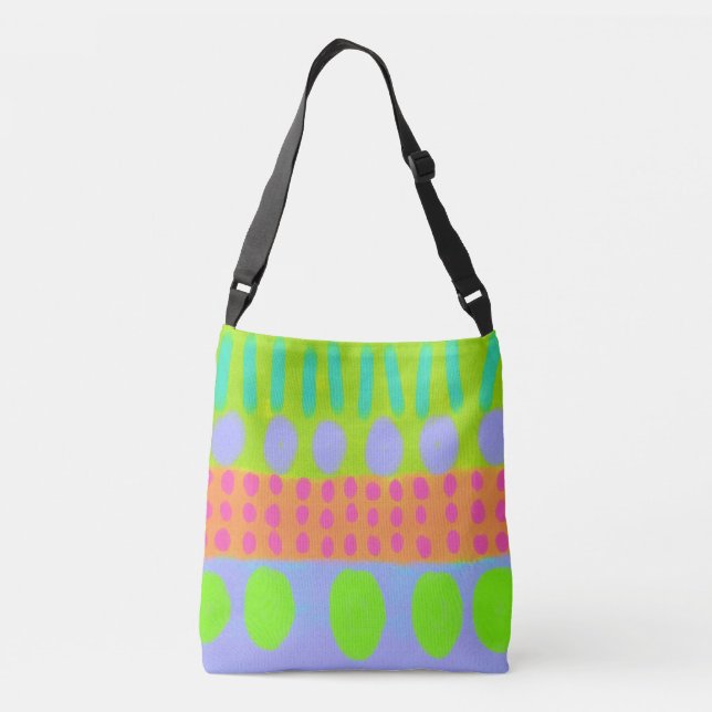 Abstract Art to Carry Crossbody Bag (Back)