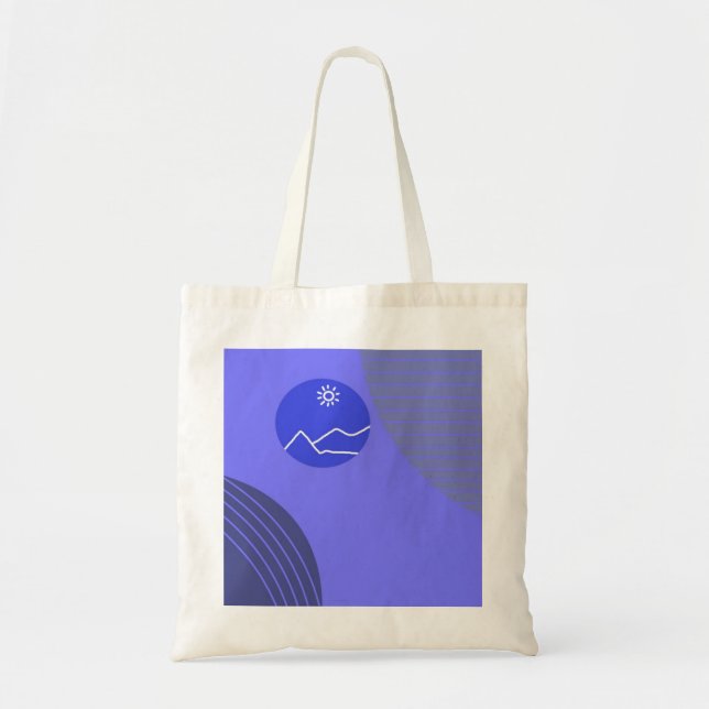 abstract art tote bag (Front)