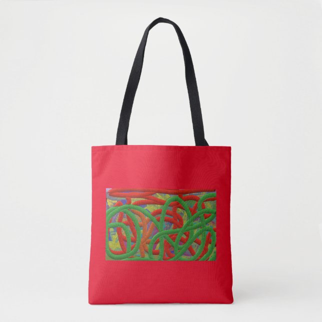 Abstract Art Tote Bag (Front)