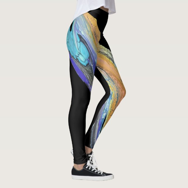 abstract art transferred to your leggings (Right)