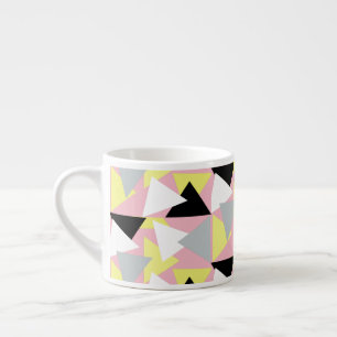 Abstract Art Triangle Pyramid Pattern Coffee Mug