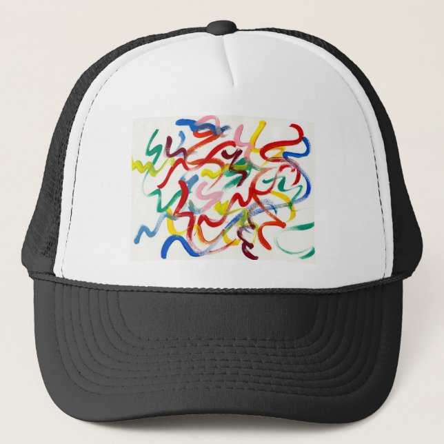 Abstract Art Trucker Hat (Front)