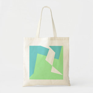 Abstract Art Turquoise Blue Green Tote Bag