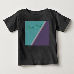 Abstract Art Turquoise Purple Baby T-Shirt