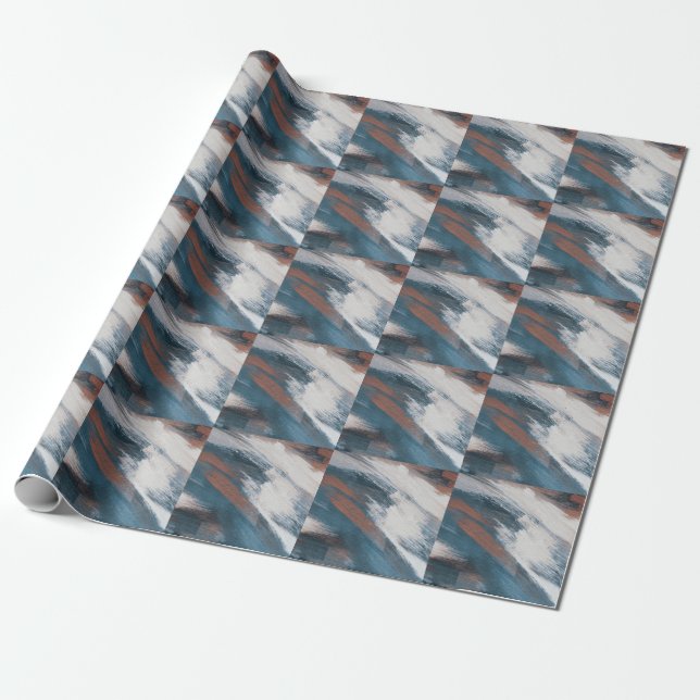 Abstract Art: Versatile Brush Strokes. Wrapping Paper (Unrolled)