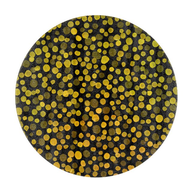 Abstract Art: Watercolor Creative Spots. Cutting Board (Front)