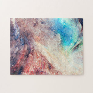 Abstract art watercolor jigsaw puzzle