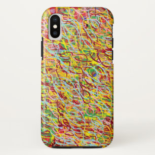 abstract art with scribble,very colourful Case-Mate iPhone case