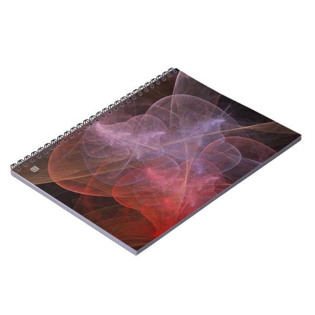 Abstract Art Wonderful Galaxy Spiral Notebook (Left Side)