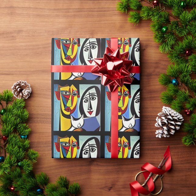 Abstract Art Wrapping Paper (Holiday Gift)